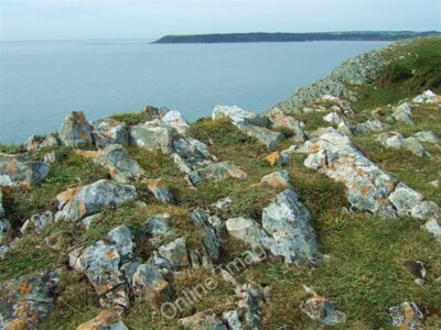 Foto 6x4 Blick in Richtung Oxwich Point vom West Cliff Fox Hole c2009