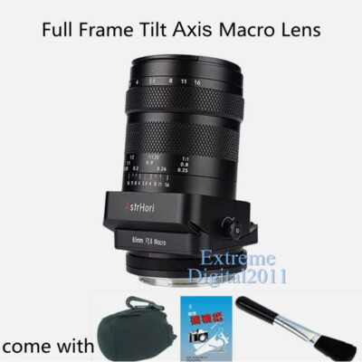 AstrHori 85mm F2.8 Tilt Macro Manual FF Lens for Sony E Leica L Nikon Z Camera
