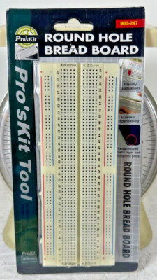 NEW Pro'sKit 900-247 Round Hole Breadboard, 840 Tie Points