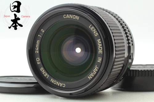 Rare 【 MINT+++ w/ Caps 】 Canon New FD NFD 24mm f/2 MF Wide Angle Lens From JAPAN