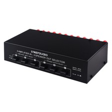 Passive 3-IN-3-OUT Audio Splitter Sound Switcher Box for Speakers / Amplifiers