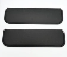 Pair Black Interior Sun Visor Pads For 1948-1952 Ford Pickup Truck