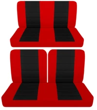 Front 50/50 and Rear bench seat covers fits 1952-1957 Chevy Bel Air 2 door sedan