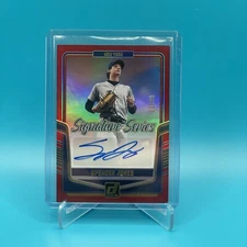 2024 Donruss Baseball - Spencer Jones - Red Signature Series Auto 08/99