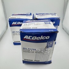Lot of 3 - NEW GENUINE GM ACDelco Engine Oil Filter PF1218 PF1218F