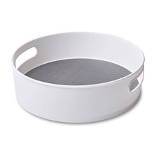 Nonskid Storage Turntable 12inch Gray