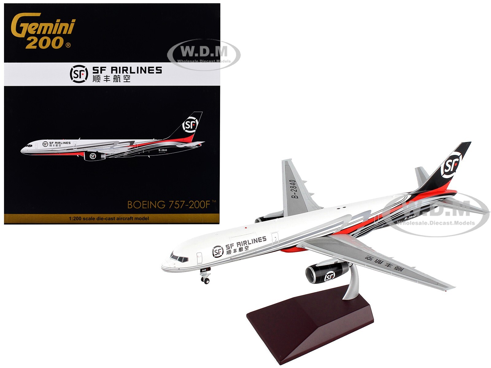 САМОЛЕТ BOEING 757-200F АВИАКОМПАНИИ SF AIRLINES 1/200, ИЗГОТОВЛЕННЫЙ НА ЗАКАЗ GEMINIJETS G2CSS657
