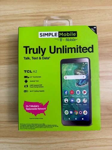 UNLOCKED -TracFone TCL A2 Prepaid Smartphone (32GB) –Black - Picture 2 of 4