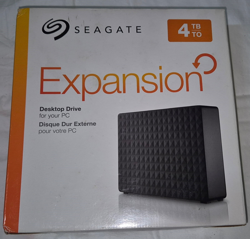 Seagate STEB4000100 Expansion Desktop 4TB External Hard Drive USB 3.0 SRD0NF2 - 第 1/4 張圖片
