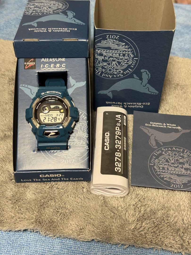 箱付き 稼働 G-SHOCK GWX-8900K-3JR イルクジソーラーブルー 楽天市場】【プレミア商品】カシオCASIOGショック ジーショック