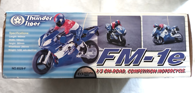サンダータイガー FM-e 1/5 バイク Thunder Tiger Motorcycle FM-1e 1/5 On-Load Competition R/C Models