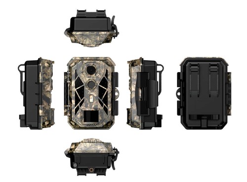 Trail Camera Dual Lens Solar Panel Wildlife 128GB Security UHD 4K Outdoor - Picture 10 of 12