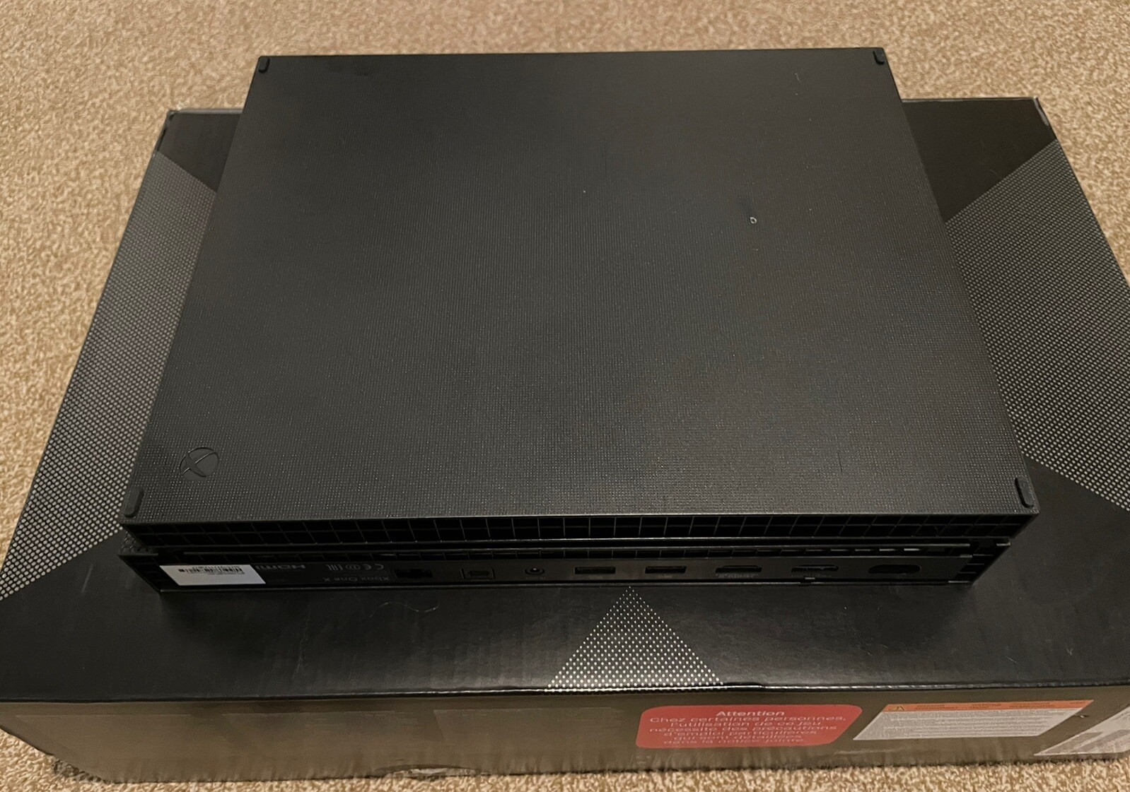 Microsoft Xbox One X Scorpio Edition 1TB Game Console With Original Box