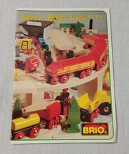 1985 BRIO WOODEN TOYS AND TRAIN CATALOG