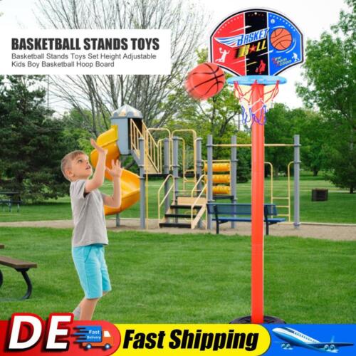 Basketball Stands Toys Set Height Adjustable Kids Indoor Basketball Goal Hoop Ho
