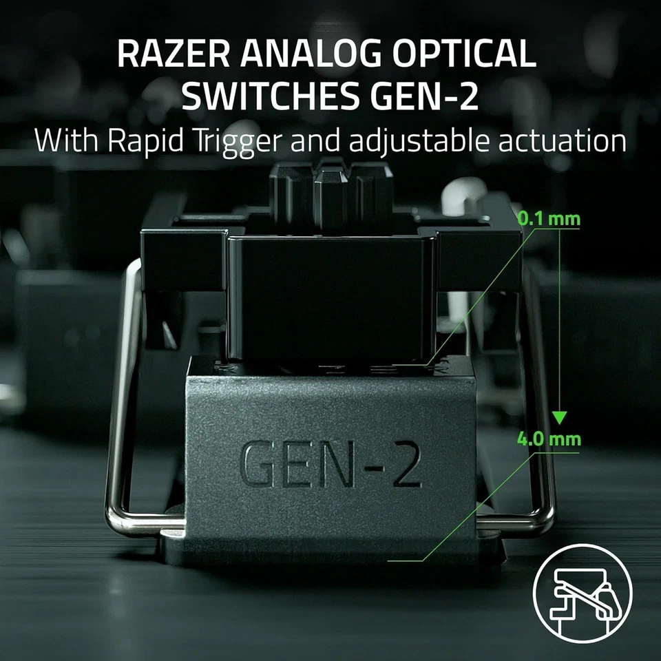 Razer Huntsman V3 Pro Gaming Rapid Trigger Keyboard Snap Tap New Sealed - Image 2 of 4