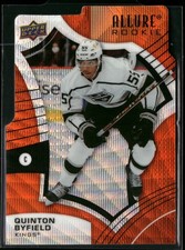 Quinton Byfield 2021-22 Upper Deck Allure #150 Orange Slice Die Cut Kings