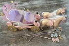 VINTAGE 2004 Barbie Princess and the Pauper Royal Kingdom Carriage With Horses