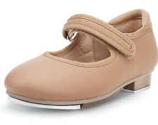 NEW Stelle Tap Shoes for Girls Toddler PU Tap Dance Shoe Sz 1. Brand New In Box