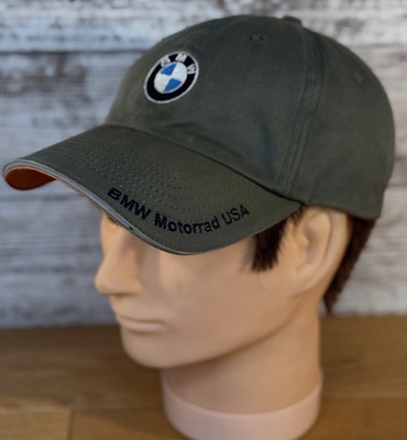 BMW Motorrad USA Hat Unisex OSFA Muted Green Embroidered Cap