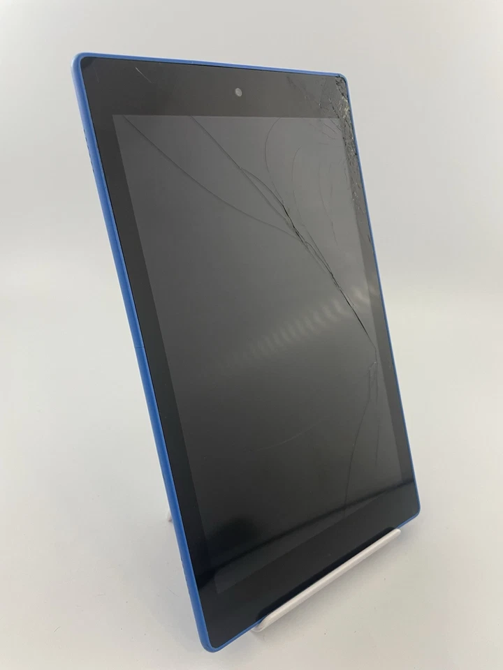 Amazon Kindle Fire HD 8 Tablet 5th Gen SG98EG Blue 8" Tablet Cracked Faulty #A - Image 2 of 4