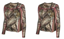 (2) Scent Blocker ScentLok Mens 8th Layer S/S Shirt Mossy Oak Camo Size: 2XL