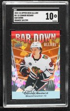 2023 Upper Deck Allure Bar Down Orange /399 Connor Bedard #BD-10 SGC 10 GEM uk2