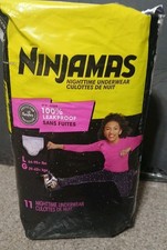 NINJAMAS Nighttime Underwear Large 64-95lbs. 11 pcs.