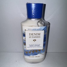 BATH AND BODY WORKS DENIM  DAISIES BODY LOTION 8 FL OZ - NEW