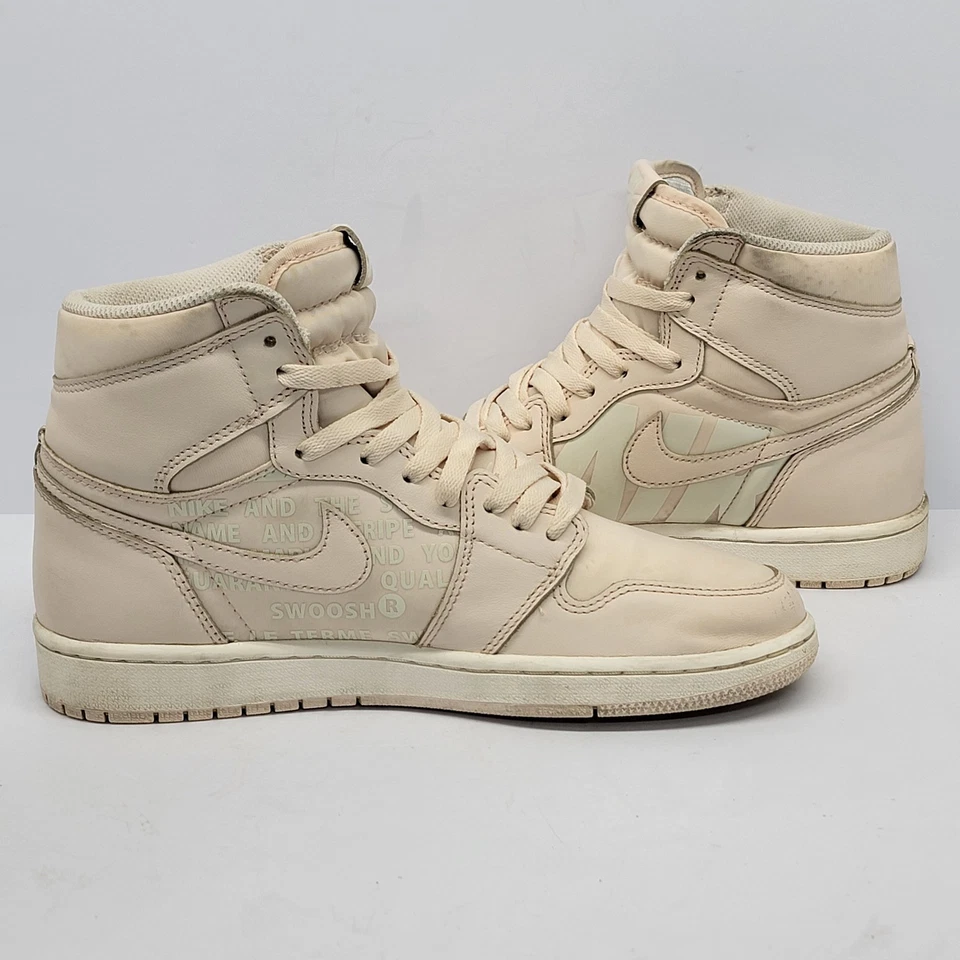 Tênis Nike Air Jordan 1 retrô OG alto goiaba rosa gelo masculino tamanho 8.5 - Imagem 4 de 4