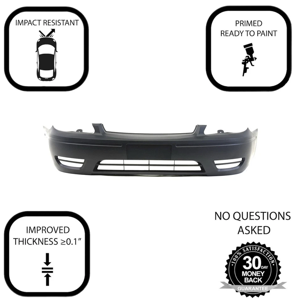 Cubierta de parachoques delantero para Ford Taurus SE 2004-2007 SEL LX 4F1Z17D957DA FO1000550 Foto 3 de 4