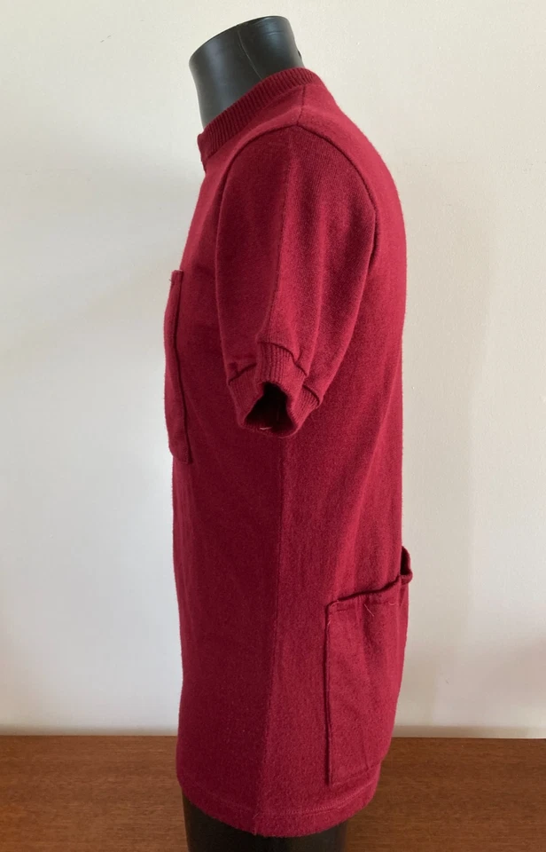 Ancien Maillot Cycliste UNIS SPORT 1950's Bordeaux (T4)  Cycling Jersey Vintage - Photo 4/4