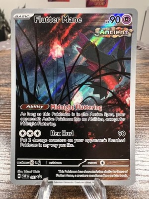 Flutter Mane Scarlet and Violet Black Star Promo 097 Holo TCG Pokémon Card
