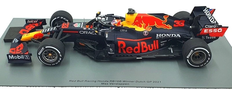 Spark 1/18 Scale 18S601 - F1 Red Bull Honda RB16B #33 Dutch GP 2021 Verstappen - Image 4 of 4