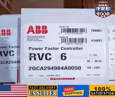 1PCS New ABB RVC-6 RVC6-1/5A Power Factor Controller In Box Brand