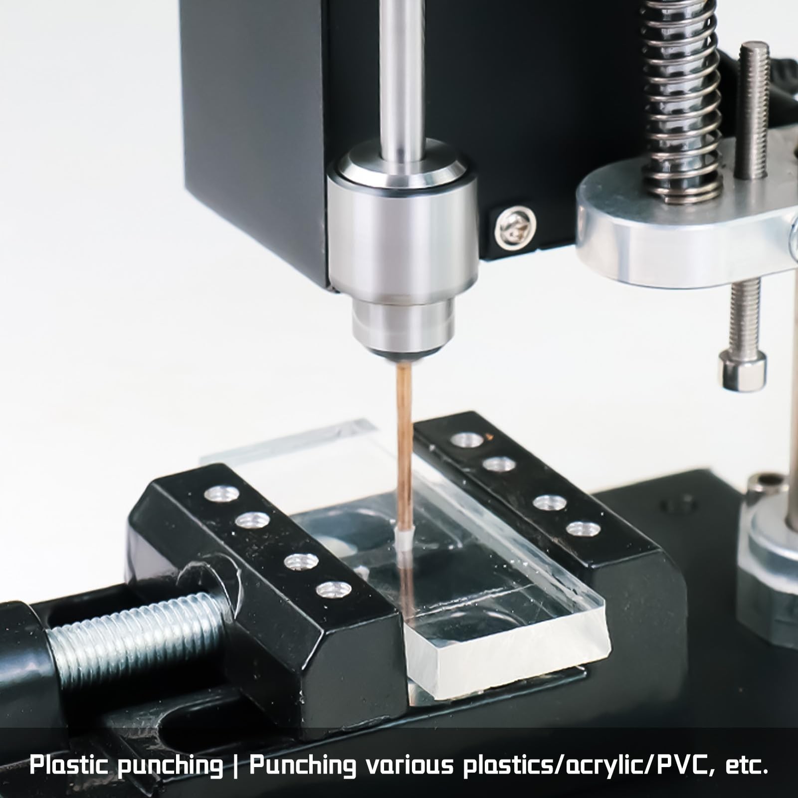 Small Benchtop Drill Machine, 775 Motor B10 Drill Chuck 0.6-6 mm Chuck Range