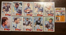 1982 Topps Baltimore Colts Vintage Football Card Team Lot Set 11 Card Leaders