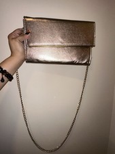 USED - Metallic Gold Chain Bag Crossbody