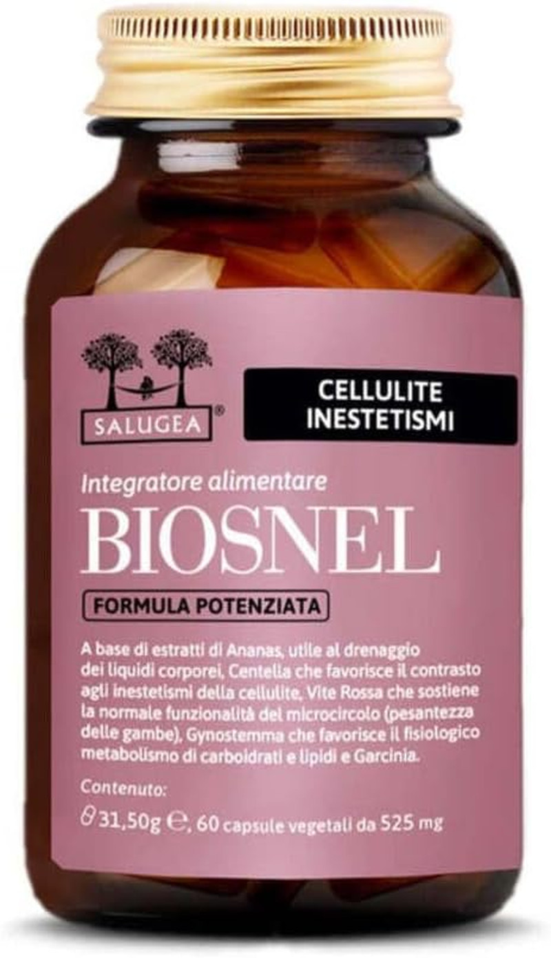 BIOSNEL Formula Potenziata Salugea: Addio Cellulite e Ritenzione Idrica