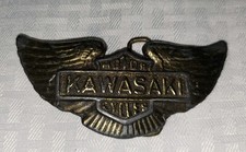 Vintage Kawasaki Motorcycles Winged Belt Buckle