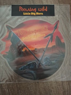 Running Wild - Little big Horn, 12'' Shape picture, D 1991, Heavy Metal Vinyl