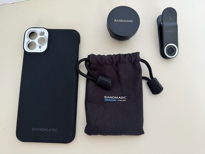 Sandmarc Anamorphic Lens Edition for iPhone 11 Pro Max SM-312 Case Lens Bag EUC
