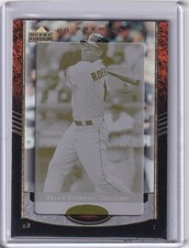 2007 Upper Deck UD Premier BRIAN ROBERTS Black Printing Plate 1/1 #147 Orioles