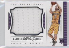 2015 Panini National Treasures Rookie Jumbo Materials 40/99 Marcelo Huertas 5x8