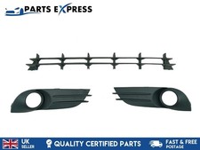 FORD FIESTA ST 2013 - 2017 MK6 FRONT BUMPER LOWER GRILLE + FOG GRILLE SET