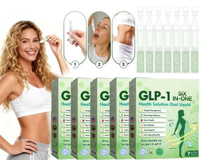 GLP -1 SIX-in-ONE Health Solution Oral Liquid, Advanced Body Care Liquids Drop