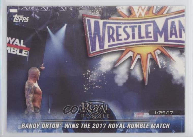 2018 WWE Road to Wrestlemania Randy Orton Wins the 2017 Royal Rumble Match 0x1