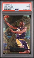 1996 METAL CYBER-METAL #5 KOBE BRYANT PSA 9