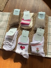 Lot Of 6 Pairs New Stems Socks Various Styles 90 Plus MSRP