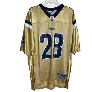 Camiseta Reebok vintage de Marshall Faulk de los Louis Rams